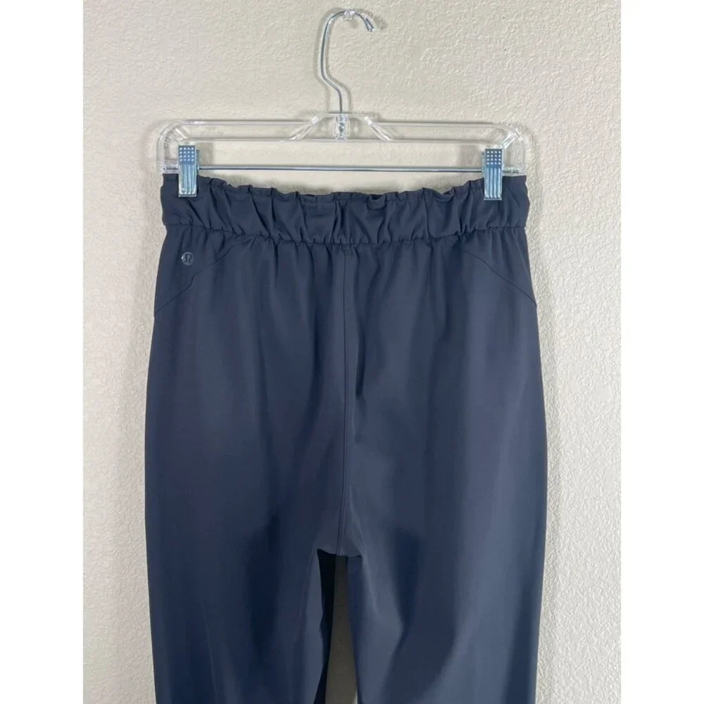 Lululemon Stretch High Rise Jogger Pants Style W5DQDS Black - Picture 7 of 10